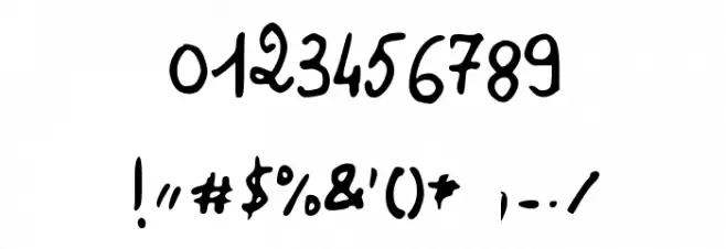 Breakfast at Michy's Font OTHER CHARS