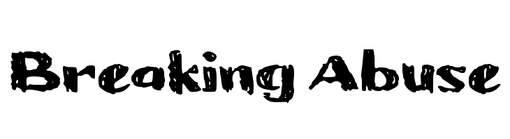 Breaking Abuse  フリーフォントのダウンロード