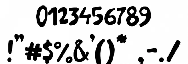 Breaking Funny News Font OTHER CHARS