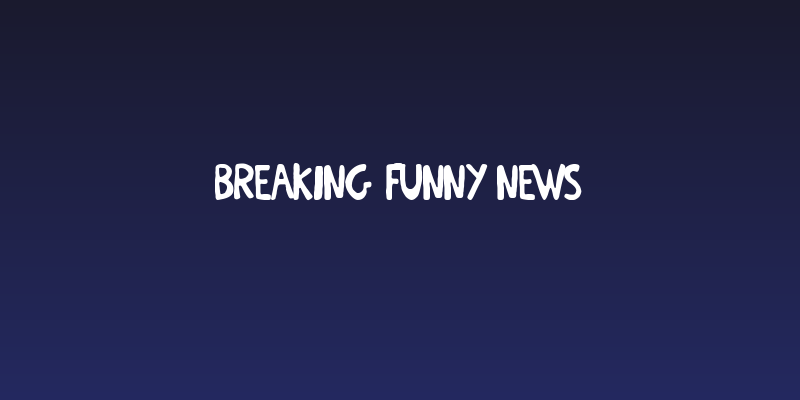 Breaking Funny News Social Header