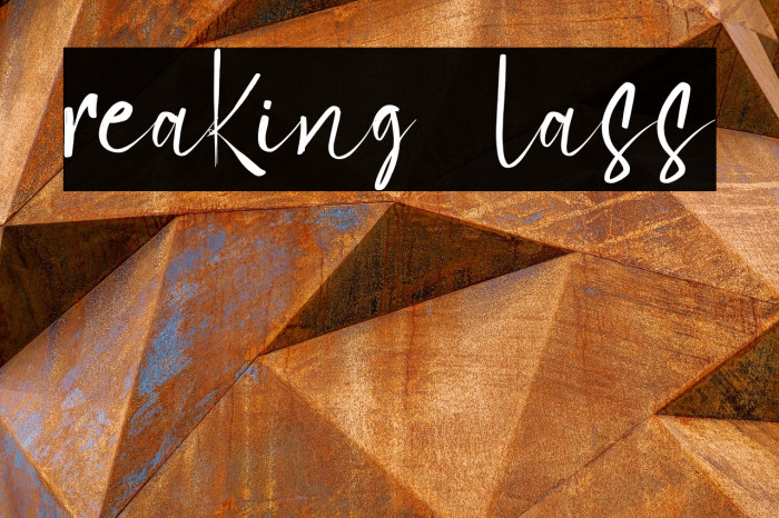 Breaking Glass Example 2