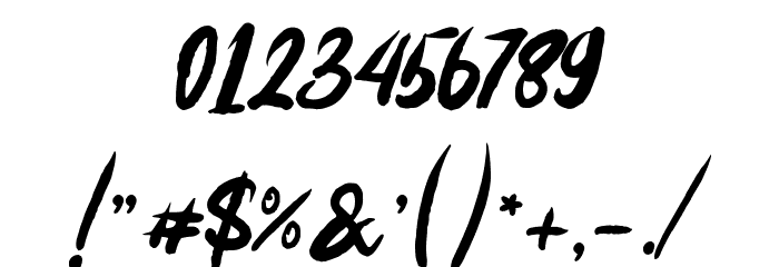 Breaking Mad Font OTHER CHARS