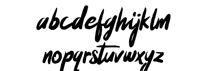 Breaking Mad Font LOWERCASE