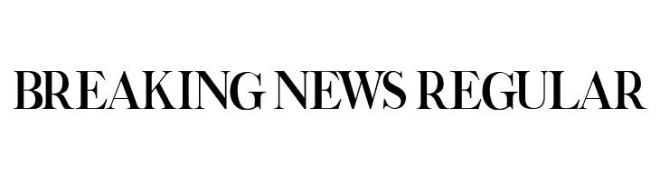Breaking News Regular  Frei Schriftart Herunterladen