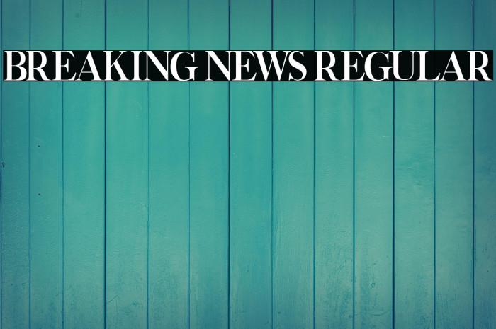 Breaking News Regular Example 3