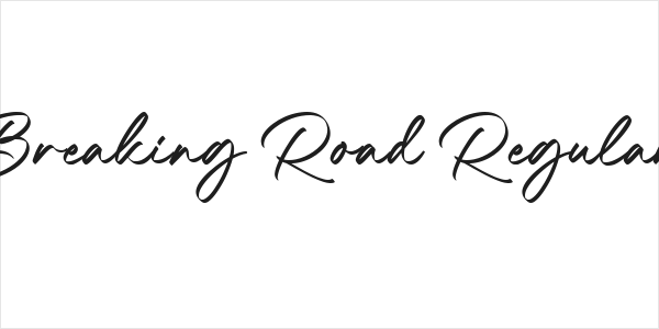 Breaking Road Regular Logo