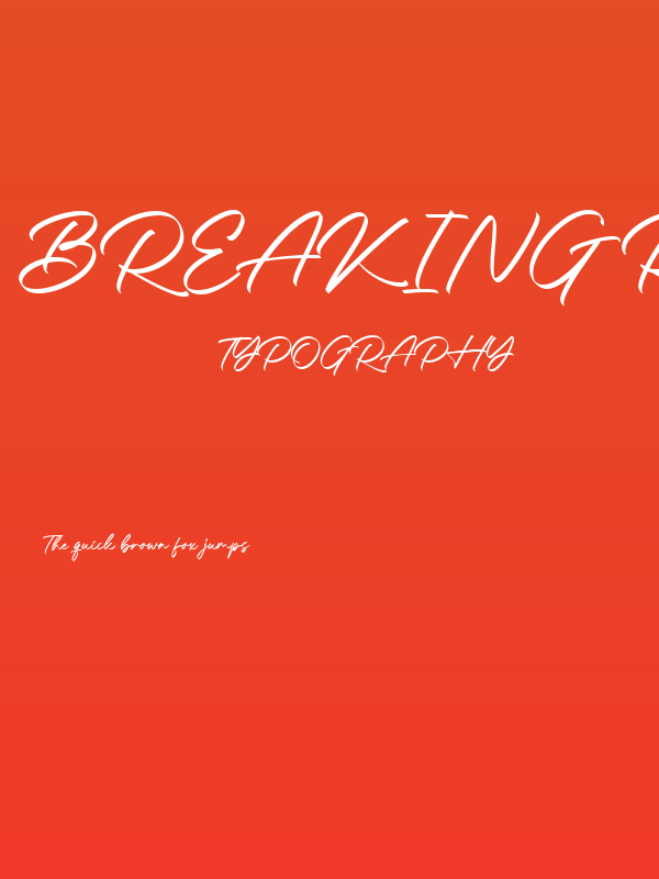 Breaking Road Regular Poster