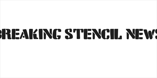 Breaking Stencil News Logo