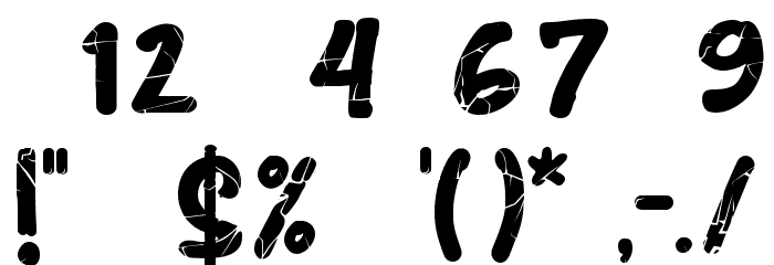 Breaking The Comic Font OTHER CHARS