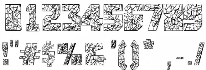 BreakingTime! Font OTHER CHARS