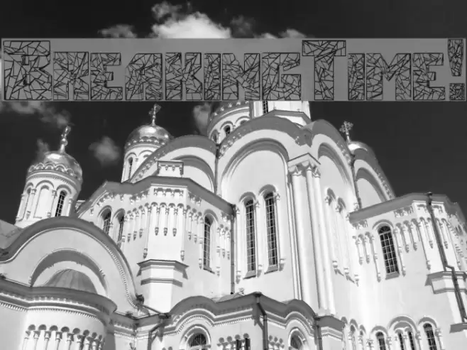 BreakingTime! Font examples