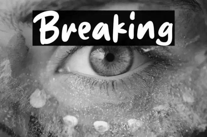 Breaking Font examples