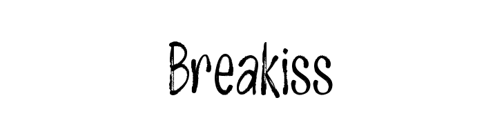 Breakiss  Frei Schriftart Herunterladen