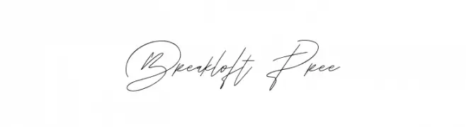 Breakloft Free  नि: शुल्क फ़ॉन्ट्स डाउनलोड