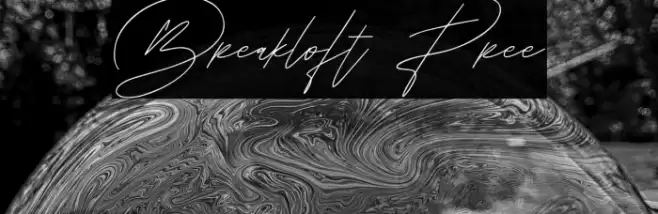 Breakloft Free Font examples