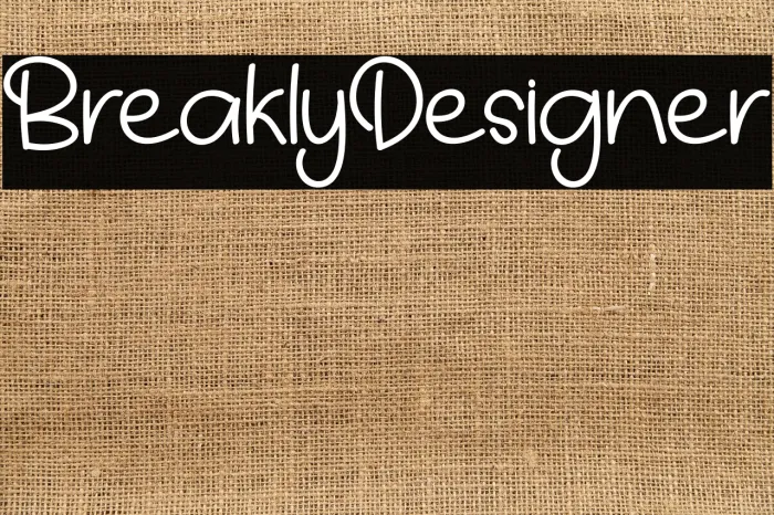 Breakly Designer Example 1