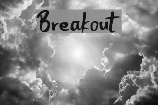 Breakout Font examples