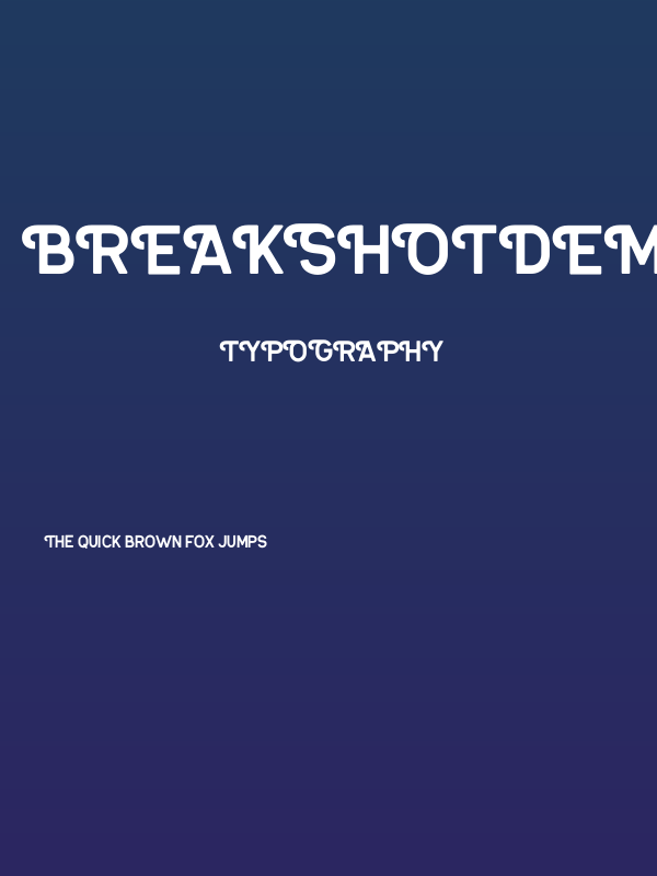 BreakshotDemo Poster
