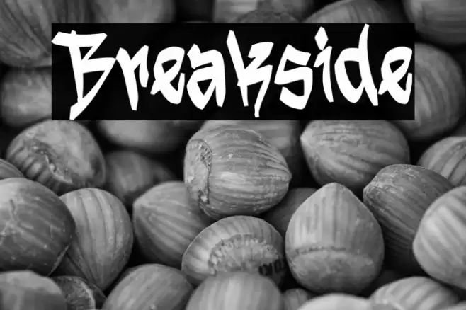 Breakside फ़ॉन्ट examples