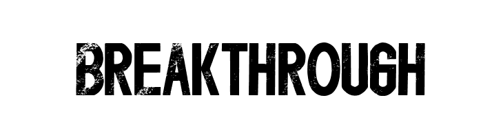Breakthrough  Скачать бесплатные шрифты
