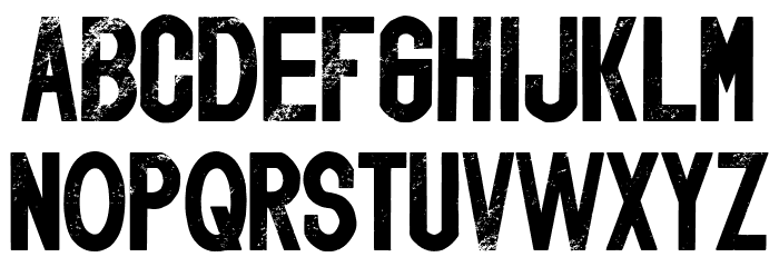 Breakthrough Font LOWERCASE