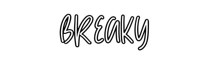 Breaky  Descarca Fonturi Gratis