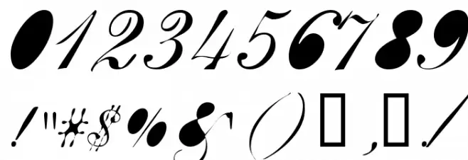 BreastBomb Font OTHER CHARS