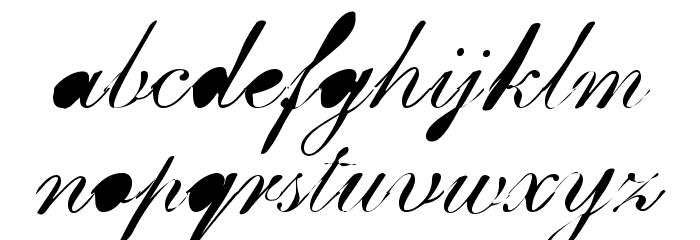 BreastBomb Font LOWERCASE