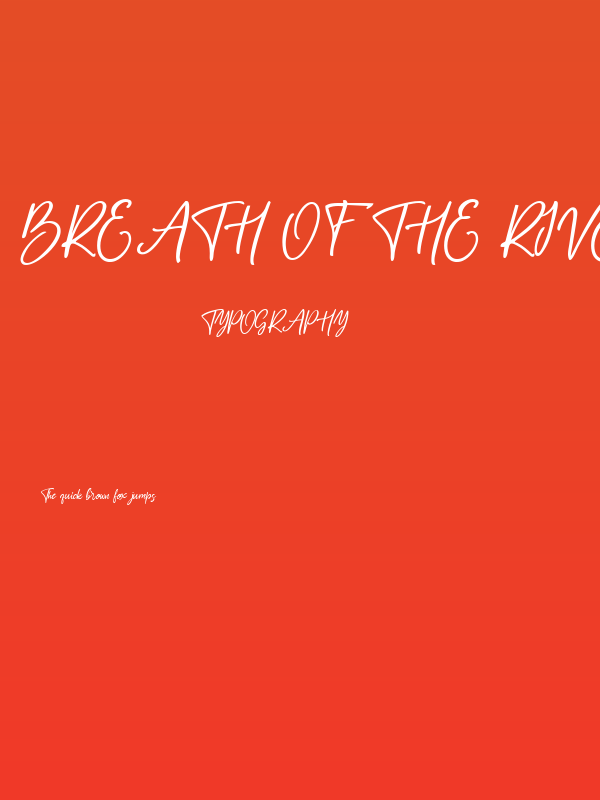 Breath of the River Poster