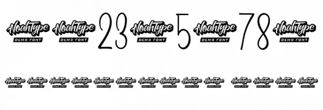 Breathany Demo Font OTHER CHARS