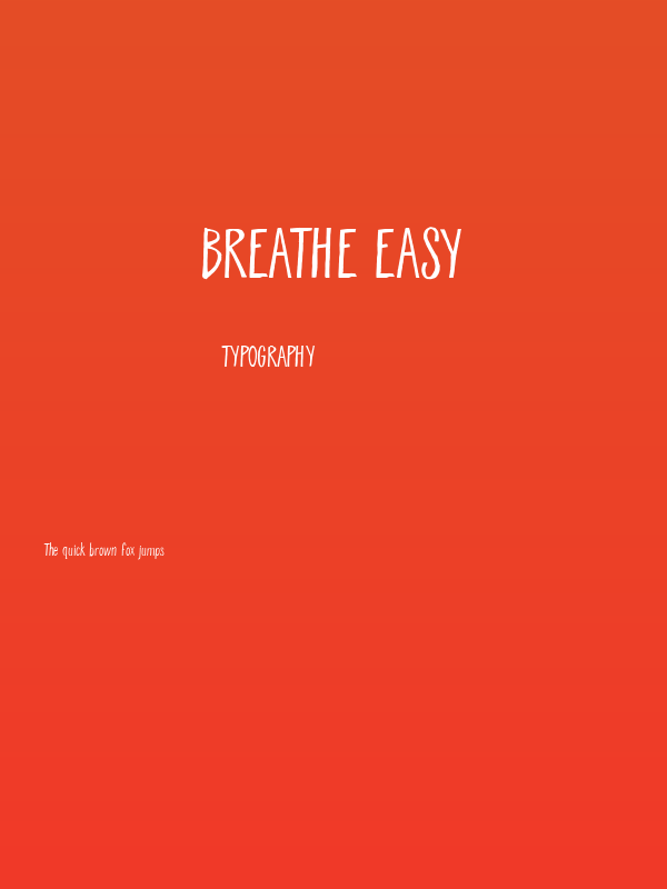 Breathe Easy Poster