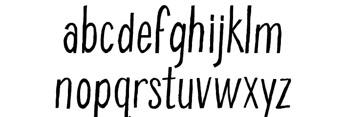Breathe Easy Font LOWERCASE
