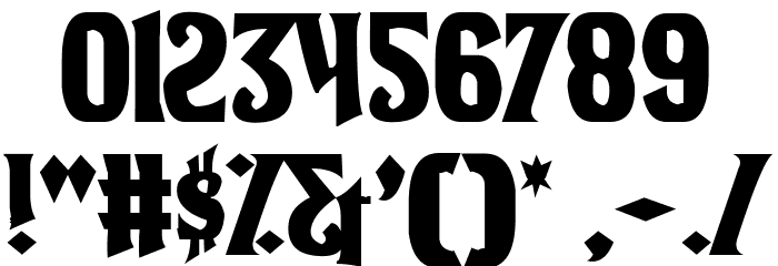 Breathe Fire III Font OTHER CHARS