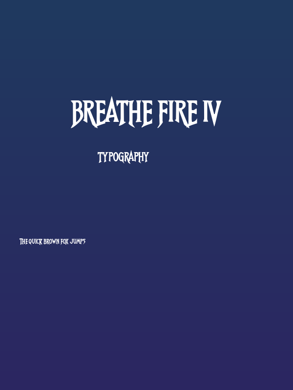 Breathe Fire IV Poster
