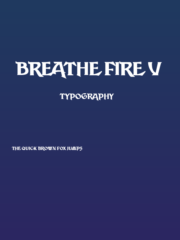 Breathe Fire V Poster