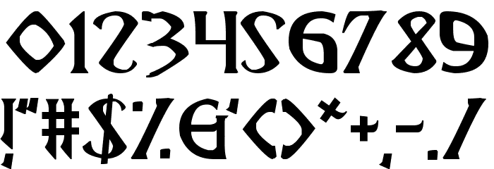 Breathe Fire Font OTHER CHARS