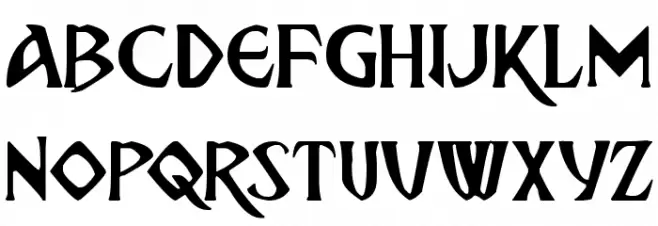 Breathe Fire 字体 大写