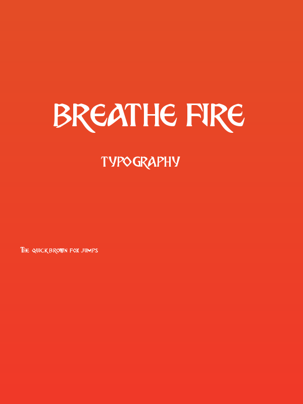 Breathe Fire Poster