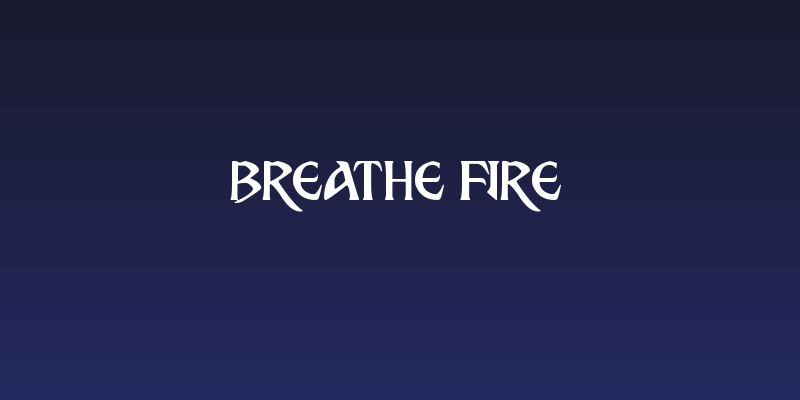 Breathe Fire Social Header
