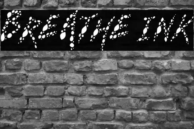 Breathe Ink خط examples