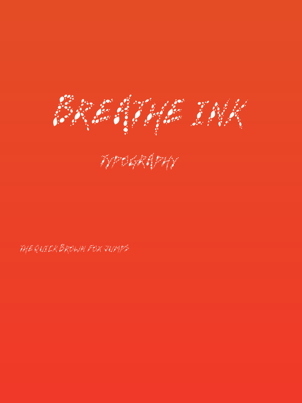 Breathe Ink Poster