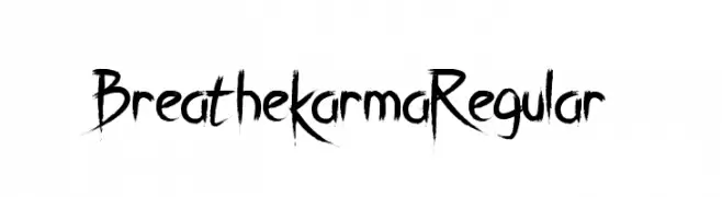 Breathe Karma Regular  Descarca Fonturi Gratis