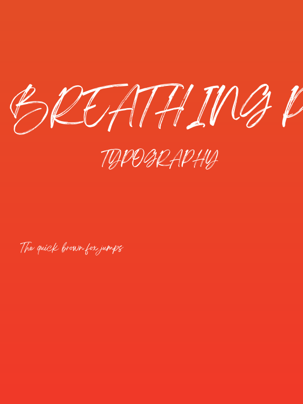 Breathing Personal Use Poster