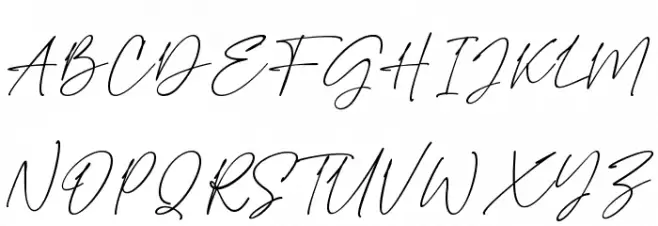 Breathney Demo फ़ॉन्ट अपरकेस