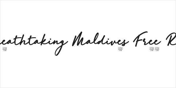 Breathtaking Maldives Free Reg Logo