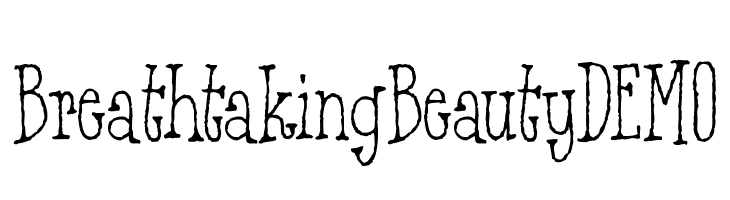 BreathtakingBeautyDEMO Font