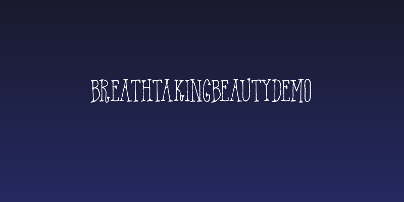 BreathtakingBeautyDEMO Social Header
