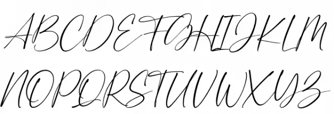 Breattogis Schriftart Groß