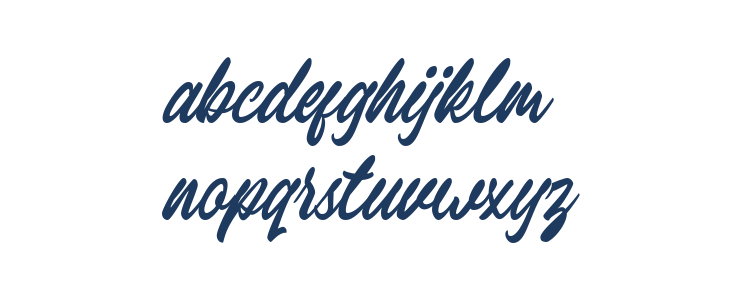 Breavenheart Regular Lowercase