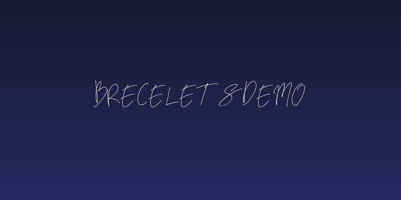 BreceletsDemo Social Header